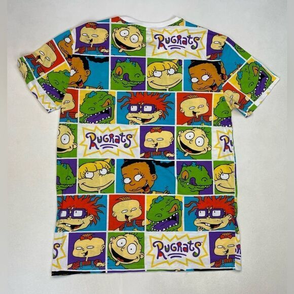 Rugrats All Over Print Graphic T-shirt Men Medium Multicolor Short Sleeve - Picture 3 of 5